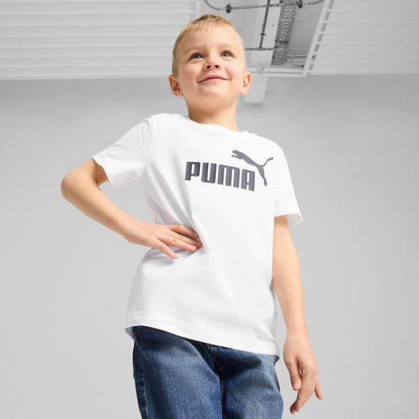 ⁦Puma Unisex Kids ESS No.1 Logo Tee Tees⁩ - الصورة ⁦3⁩