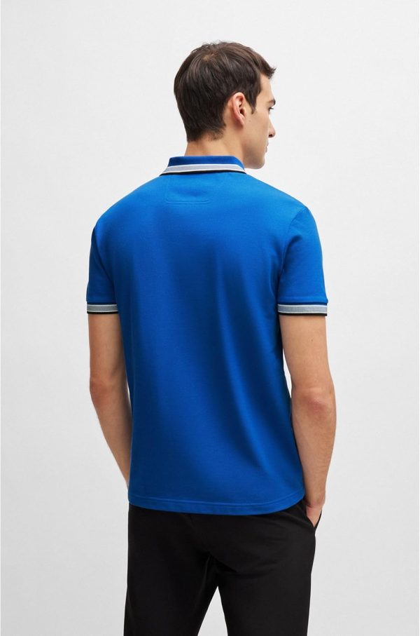 ⁦HUGO BOSS Men's Paddy Curved Polo Shirt⁩ - الصورة ⁦4⁩