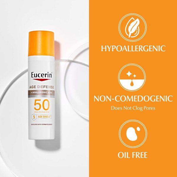 ⁦لوشن واقي من الشمس خفيف الوزن خال العطور يوسيرن - عامل حماية SPF بدرجة 50 للوجه 75 مل 2.5 اونصة سائلة أونصة⁩ - الصورة ⁦10⁩