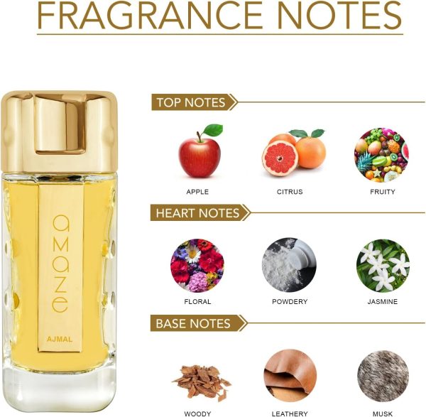 ⁦بخاخ معطر للجسم اميز هير من اجمل بسعة 75 مل، للنساء⁩ - الصورة ⁦2⁩