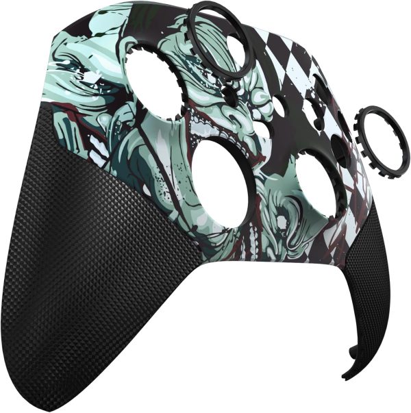 ⁦اكستريم رايت غلاف معاد تصميمه من ايه اس ار لوحدة التحكم اللاسلكية لجهاز Xbox Core - مقبض مطاطي عالي الاداء وحلقات فرك مضادة للالتصاق - غطاء مخصص لذراع تحكم Xbox Series X وS - مهرج هاهاها⁩ - الصورة ⁦6⁩