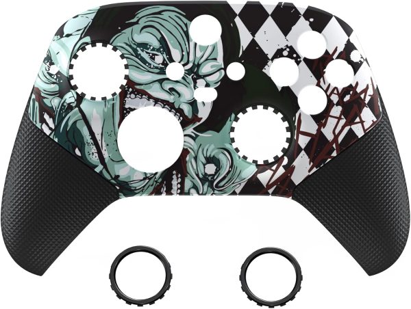 ⁦اكستريم رايت غلاف معاد تصميمه من ايه اس ار لوحدة التحكم اللاسلكية لجهاز Xbox Core - مقبض مطاطي عالي الاداء وحلقات فرك مضادة للالتصاق - غطاء مخصص لذراع تحكم Xbox Series X وS - مهرج هاهاها⁩ - الصورة ⁦8⁩