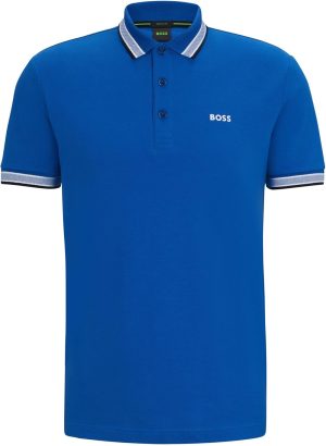HUGO BOSS Men's Paddy Curved Polo Shirt