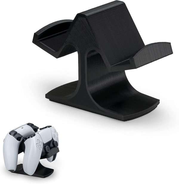 Dual Game Controller Desktop Holder Stand - Universal Design for Xbox ONE, PS5, PS4, PC, Steelseries, Steam & More, Reduce Clutter UGDS-03 by Brainwavz