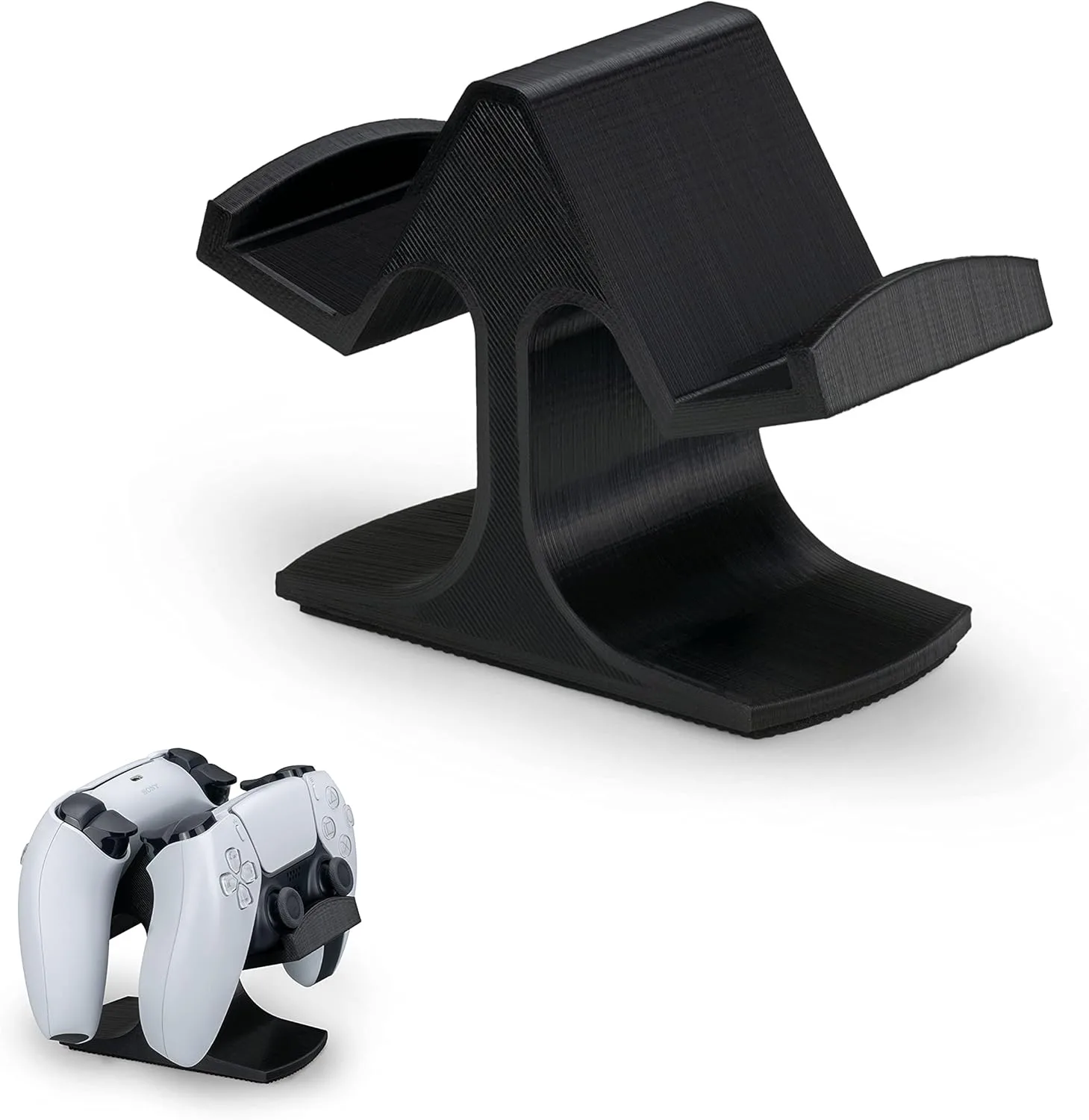 Dual Game Controller Desktop Holder Stand - Universal Design for Xbox ONE, PS5, PS4, PC, Steelseries, Steam & More, Reduce Clutter UGDS-03 by Brainwavz
