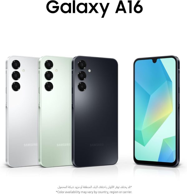⁦سامسونج موبايل جالكسي A16 LTE ثنائي شرائح الاتصال ذاكرة رام 6 جيجابايت تخزين 128 هاتف ذكي اندرويد - اسود⁩ - الصورة ⁦2⁩