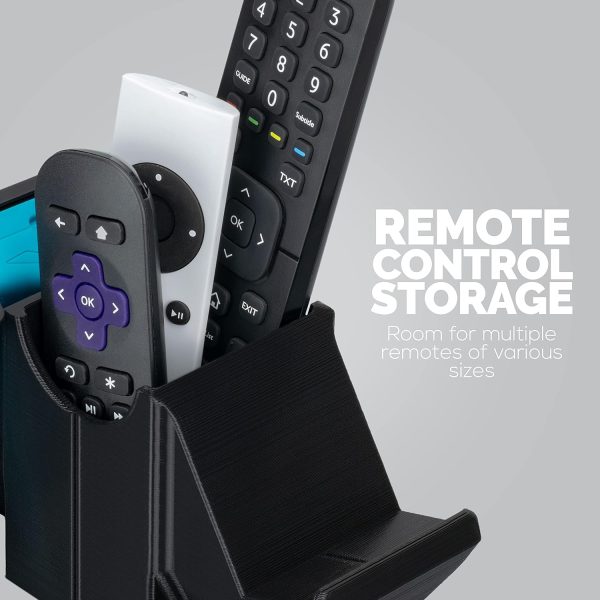 ⁦Dual Game Controller & TV Remote Control & Storage Desktop Holder, Universal Design for Xbox ONE PS5 PS4 PC Gamepads, Reduce Clutter, UGDS-01 by Brainwavz⁩ - الصورة ⁦3⁩