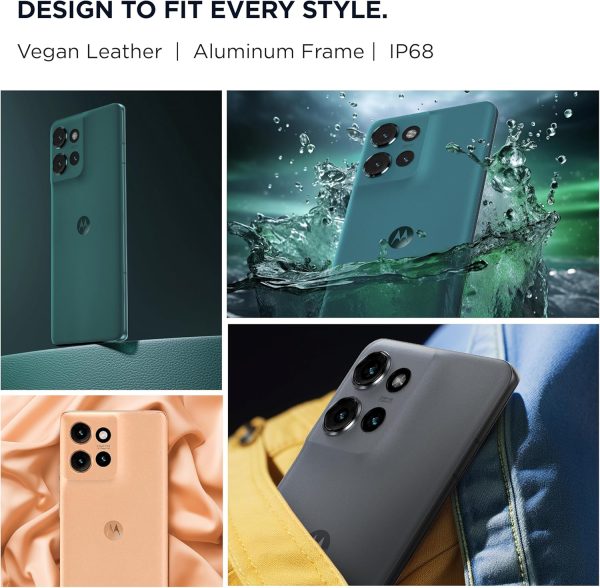 ⁦موتورولا ايدج 50 5 G، ذاكرة RAM 12GB+12GB، روم 512GB، سناب دراغون 7 الجيل الاول، شاشة 6.66 انش pOLED 120Hz، اندرويد 14، بيتش فز، بشريحتين⁩ - الصورة ⁦6⁩