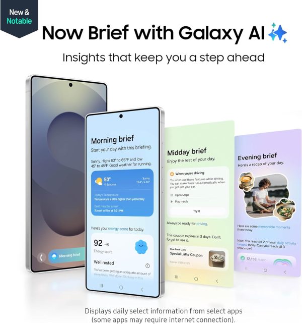 ⁦SAMSUNG Galaxy S25 Ultra Cell Phone, 256GB, AI Smartphone, Unlocked Android, AI Camera, Fast Processor, Long Battery Life, 2025, Titanium Whitesilver (International Version)⁩ - الصورة ⁦4⁩