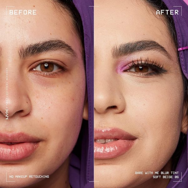 ⁦ان واي اكس بروفشنال ميكاب كريم اساس بير ويذ مي بلور تينت - سوفت بيج (نباتي، مقاوم للبهتان والانتقال)، كل الأنواع⁩ - الصورة ⁦3⁩