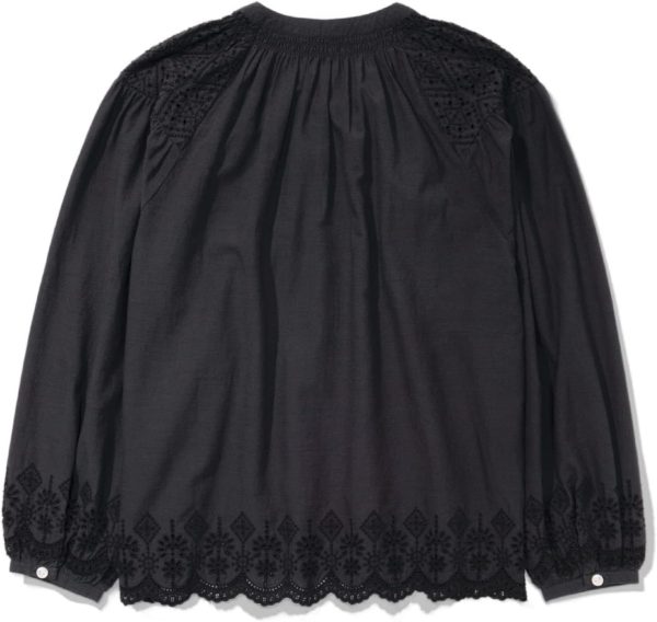 ⁦بلوزة طويلة بأكمام طويلة وفتحة علوية بزر للنساء من امريكان ايجل، موديل U-2351-4702-167⁩ - الصورة ⁦2⁩