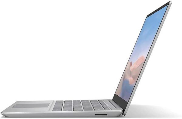 ⁦Microsoft Surface Laptop Go 12.4" Touchscreen Laptop PC, Intel Quad-Core i5-1035G1, 4GB RAM, 64GB eMMC, Webcam, Win 10, Bluetooth, Online Class Ready - Platinum⁩ - الصورة ⁦5⁩
