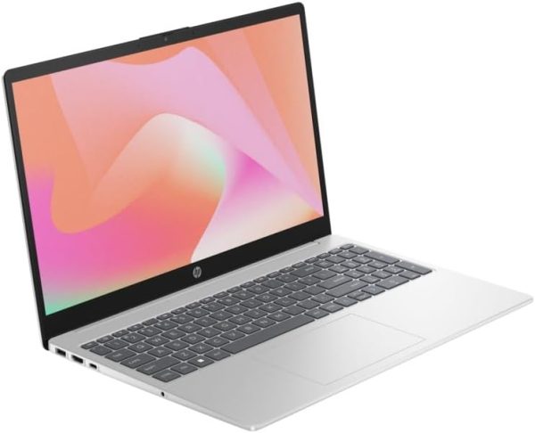 ⁦HP لابتوب انتل كور i5-1334U | 8GB DDR4 RAM | سعة تخزين 512GB | ايريس Xe | 15.6 FHD مضاد للتوهج IPS رفيع 250 وحدة مضيئة في البكسل | بدون ويندوز فري دوس 3.0 | فضي طبيعي⁩ - الصورة ⁦2⁩