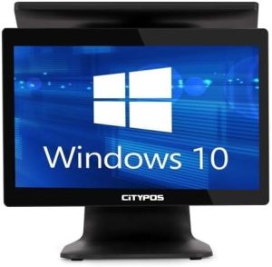 جهاز كمبيوتر كاشير نقاط بيع POS من Citypos موديل CP-TW810 بشاشة قياس 15.6 انش و معالج انتل سيليرون رام 4 جيجا بسعة 128 SSD مع ويندوز 10