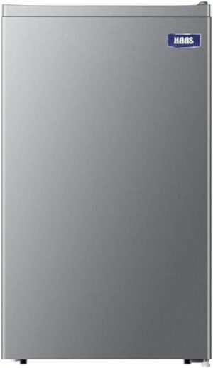 ثلاجة بباب واحد من هاس، سعة 90 لتر، فضي، من هيتاشي
