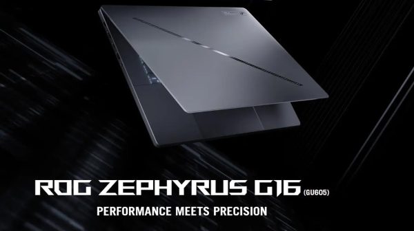 ⁦لابتوب روج زيفيروس G16 GU605MZ-QR034W، انتل كور الترا 9 185H,16-Core، رام 32GB، SSD 2TB، PCIe، ذاكرة M.2، 16 بوصة 2.5K(2560x1600) 240Hz، RTX4080-12GB DDR6 انفيديا، لوحة مفاتيح بإضاءة AR-EN، ويندوز 11⁩ - الصورة ⁦5⁩
