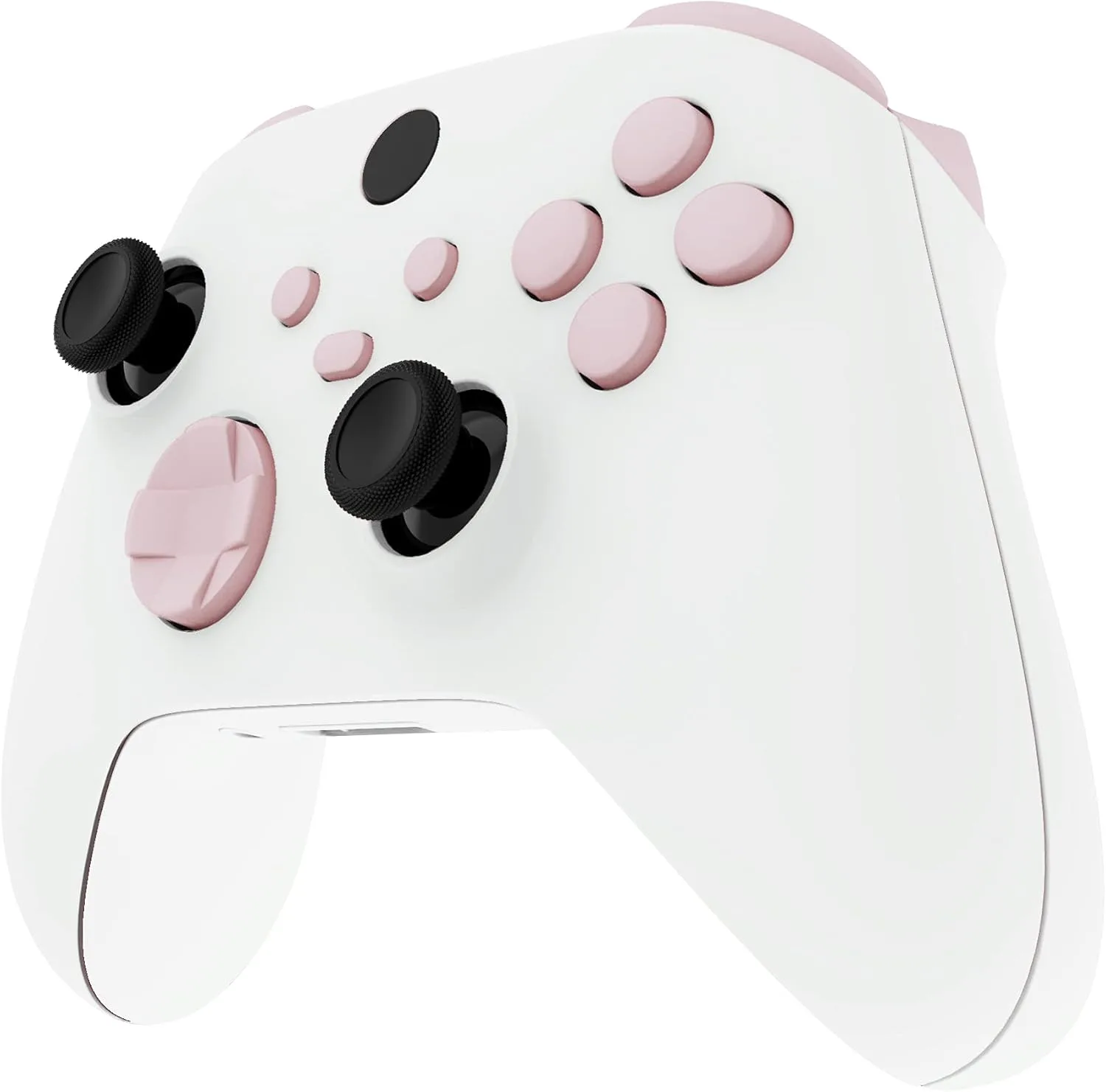 اكستريم رايت مجموعة ازرار كاملة مخصصة بدون بصمة احرف لوحدة تحكم Xbox Series X/S، اكسسوارات بلون زهري وازهار الكرز، ازرار Dpad ABXY لجهاز Xbox Series X/S، وحدة تحكم Xbox Core