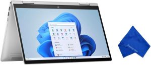 HP لابتوب انفي بشاشة لمس 14 انش FHD 2 في 1 - انتل كور 5 120U، ذاكرة رام 8 جيجا، هارد SSD 512 جيجا، ويندوز 11 (مع قماش من المايكروفايبر) - فضي طبيعي (14-es1013dx)