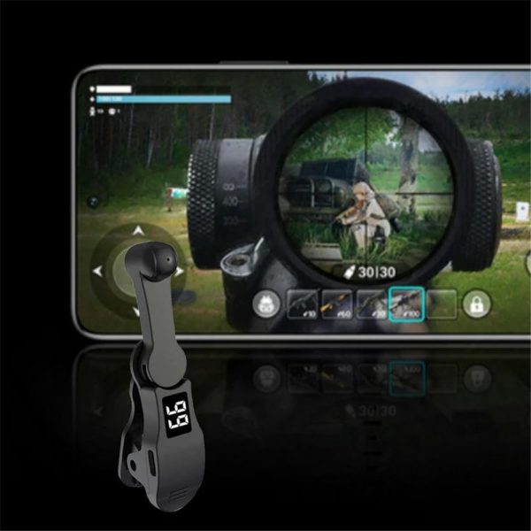 ⁦NALACAL Screen Auto Clicker Tapper, for Smart Phone Apps Video Live Streaming Gadget Fast Click, Simulation Finger Continuous Click for Games, Live Broadcasts Likes, Reward Tasks, Mute Design (Black)⁩ - الصورة ⁦4⁩