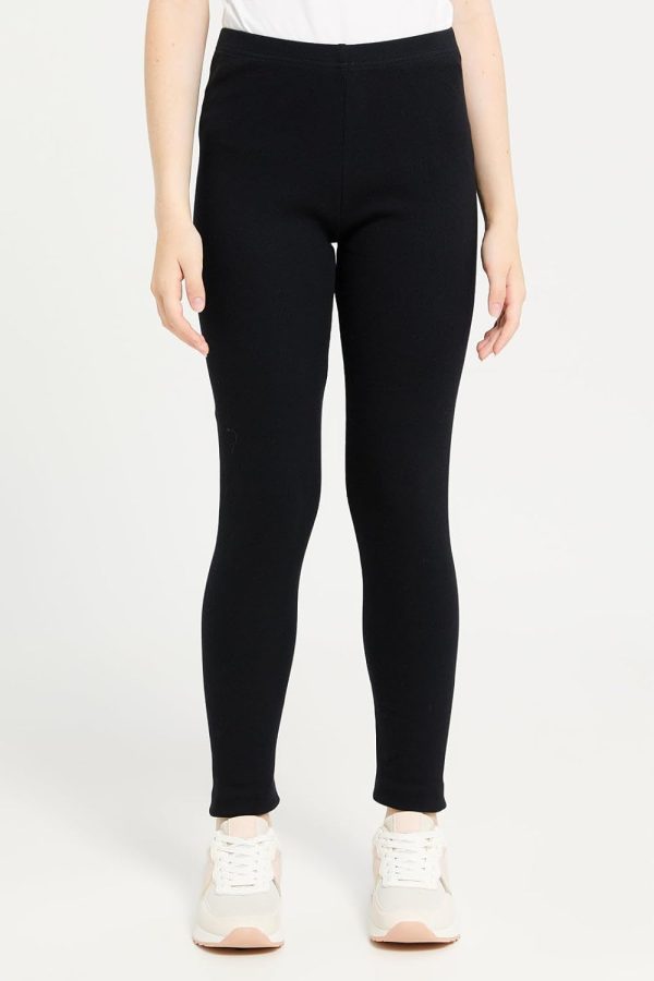 ⁦REDTAG Senior Girls Pink Basic Leggings⁩ - الصورة ⁦2⁩