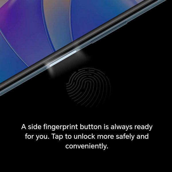 ⁦اونر هاتف X7a ثنائي شرائح الاتصال - رام 6 جيجابايت - داخلية 128 ويدعم تقنية 4G LTE لون اسود اكس 7 ايه⁩ - الصورة ⁦4⁩