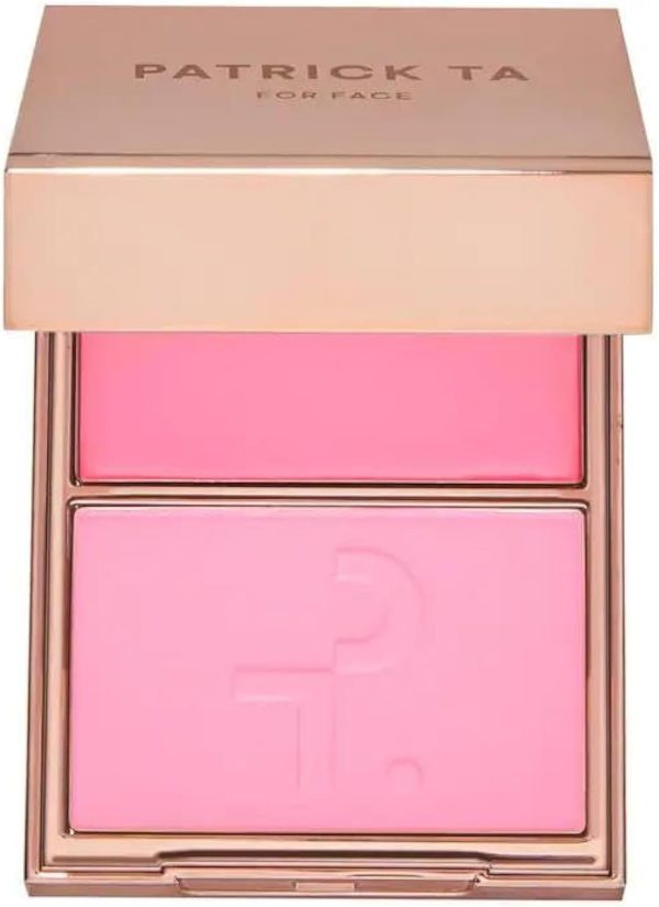 PATRICK TA Major Beauty Headlines - Double-Take Crème & Powder Blush - Just Enough (soft blue pink)