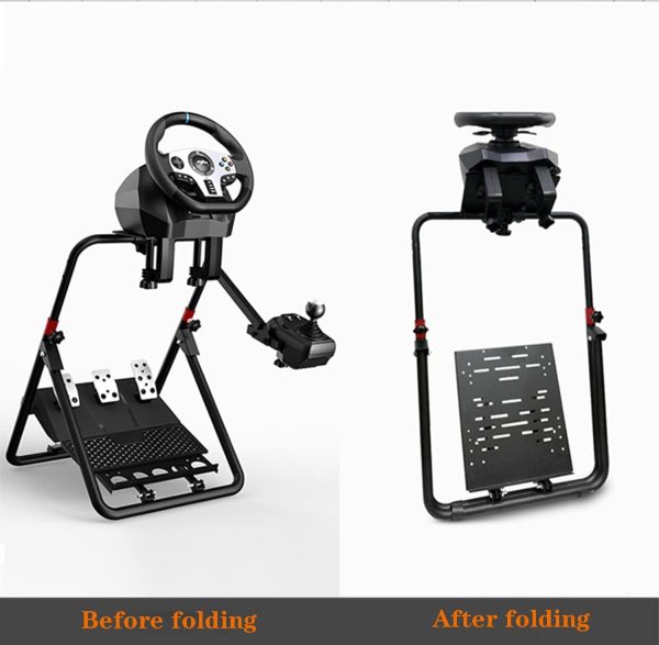 ⁦PXN Racing Steering Wheel Stand A9 for Logitech G25 G27 G29 G920 G920 GT500 T300RS/T300GT/T500RS/TGT/TS-PC V3 V9 V900 Foldable Tilting Racing Stand⁩ - الصورة ⁦2⁩