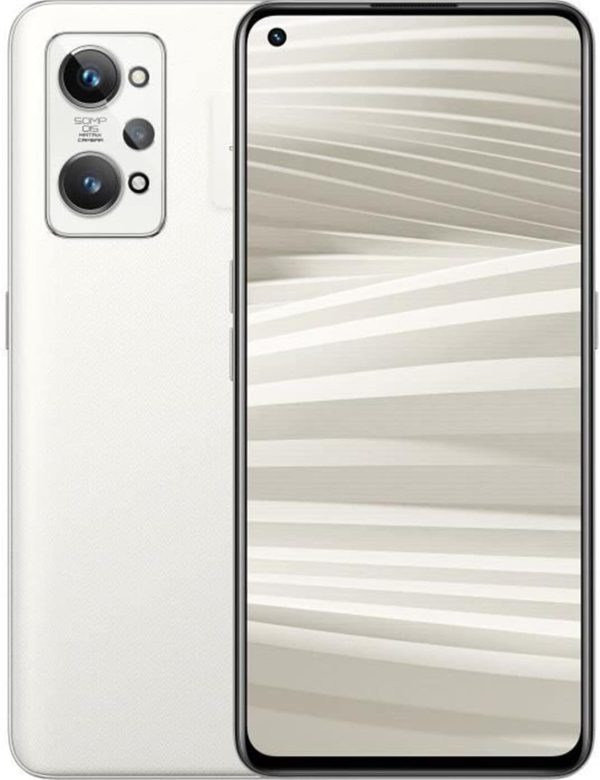 ريلمي جوال جي تي 2 ثنائي شرائح الاتصال بذاكرة روم 256GB - RAM 12GB اس ام | سي دي ايه هاتف ذكي 5G مفتوح من المصنع ابيض ورقي - اصدار عالمي