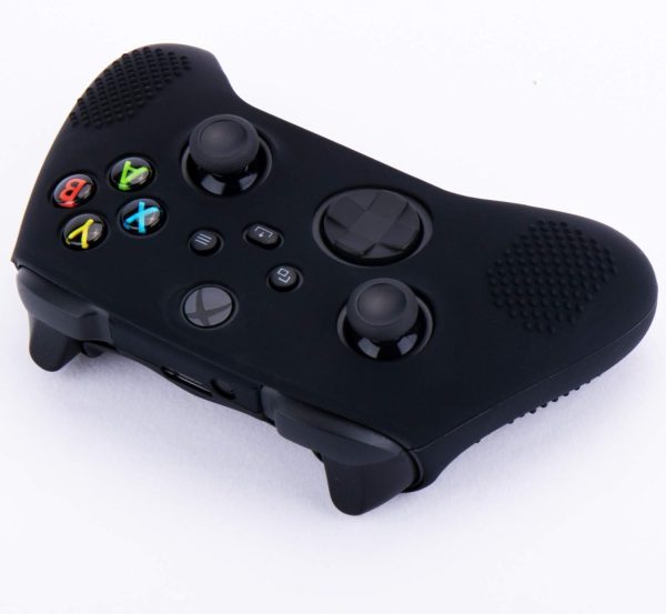 ⁦يورا جراب من السيليكون لذراع تحكم Xbox Series X/S × 1 (اسود) مع مقابض ابهام × 10⁩ - الصورة ⁦3⁩