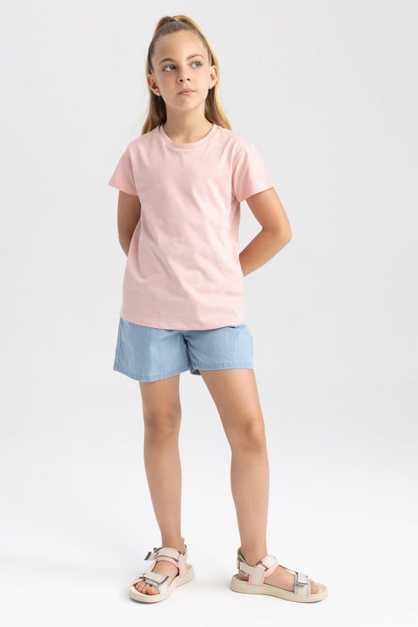 ⁦DeFacto Girl's B0672a8 T-Shirt⁩ - الصورة ⁦3⁩