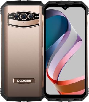 DOO.GEE V30T 5G Rugged Phone, 108MP Camera, Night Vision, 20GB+256GB,10800mAh Battery, Triple Back Cameras, Side Fingerprint ID, 6.58 inch Android 12.0, 5G, NFC, OTG, Wireless Charging (Rose Gold)