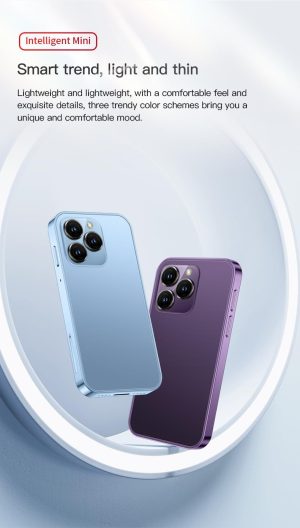 فيجيشيلي جوال ذكي صغير غير مقفل بتقنية 4G مقاس 3 انش، ثنائي شرائح الاتصال، كاميرا 2Mpx+5Mpx، اندرويد 10.0 رباعي النواة (اسود)