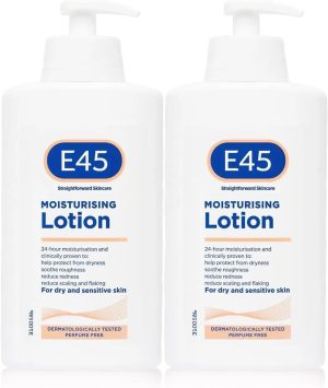 لوشن ترطيب الجلد E45 500 مل - عبوة من قطعتين اي 45 2