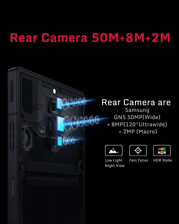 ⁦REDMAGIC ZTE Nubia 8s Pro Dual Sim (12GB+256GB, Midnight)⁩ - الصورة ⁦6⁩