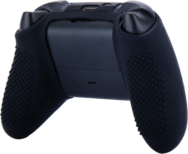 ⁦يورا جراب من السيليكون لذراع تحكم Xbox Series X/S × 1 (اسود) مع مقابض ابهام × 10⁩ - الصورة ⁦4⁩