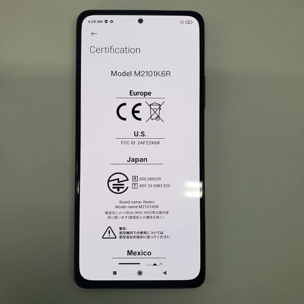 ⁦شاومي ريدمي نوت 10 برو ثنائي شرائح الاتصال بذاكرة RAM سعة 8GB - داخلية 128GB بشاشة AMOLED ويدعم 4G LTE - لون ارجواني نيبولا⁩ - الصورة ⁦2⁩