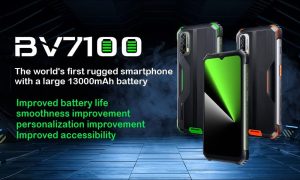 Blackview BV7100 Outdoor Smartphone, 13000mAh 33W Battery Fast Charge, IP68/IP69K Rugged Phone, 6GB+128GB, FHD+ Display 6.58'', 12MP Triple Camera, GPS NFC (Orange)