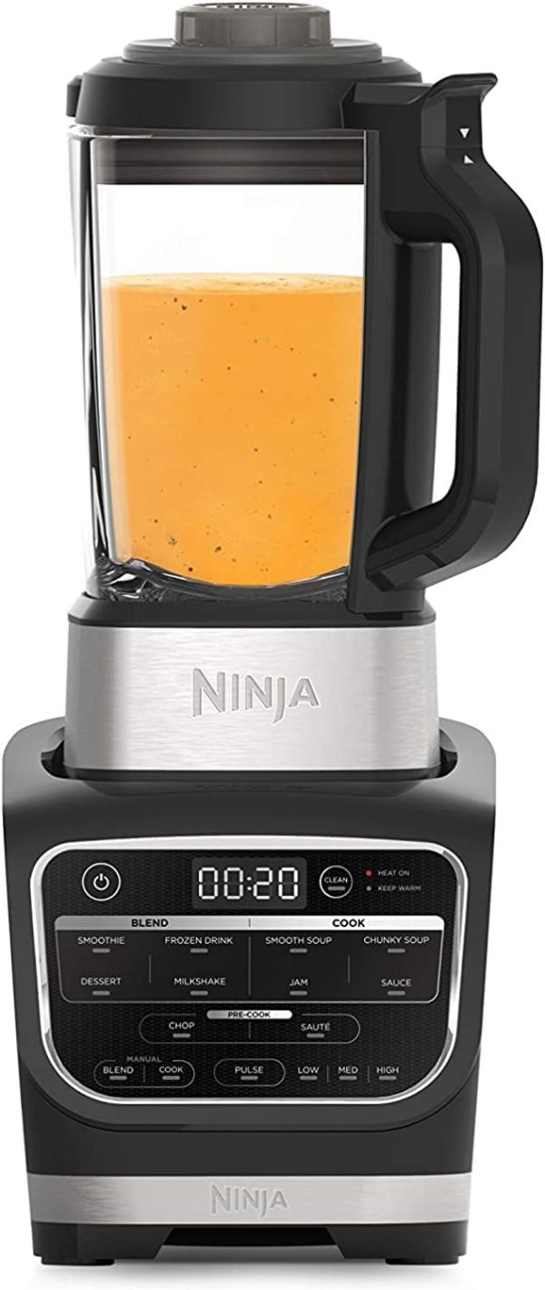 ⁦نينجا خلاط وصانع الحساء [HB150UK] 1000 واط، ابريق 1.7 لتر، اسود⁩ - الصورة ⁦2⁩