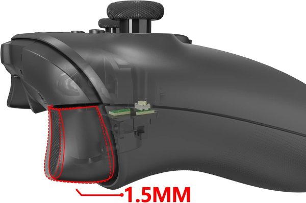 ⁦مجموعة زناد شعر كليك من اكستريم ريت لجهاز تحكم اكس بوكس سلسلة x/s lt rt، كيبل مرن مخصص لاكس بوكس سيريز اكس/اس، وحدة تحكم اكس بوكس كور موديل 1914⁩ - الصورة ⁦8⁩