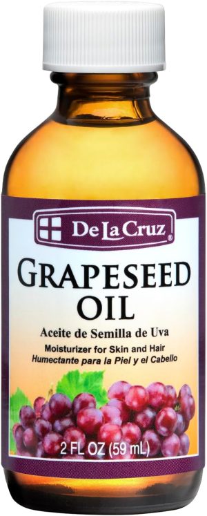 زيت بذور العنب المعصور بالطرد من دي لا كروز ، 2 FL. OZ.