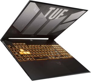 لابتوب ألعاب تي يو اف من اسوس، سلسلة FX507VU-LP141W / I7-13620H/16GB RAM DDR5 / 512GB SSD / شاشة 15.6 بوصة FHD 144HZ / انفيديا RTX4050-6GB بحد أقصى 140 واط TGP/ويندوز 11/كيبورد عربي-انجليزي 1 زون RGB