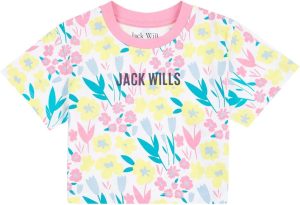 جاك ويلز تي شيرت للبنات JWS5277002 مزين بالزهور