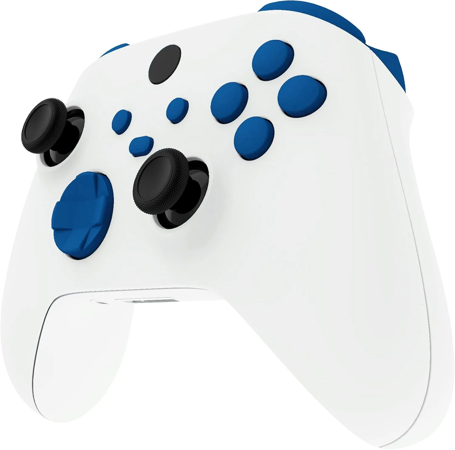 اكستريم رايت مجموعة ازرار كاملة مخصصة بدون بصمة حروف لوحدة تحكم Xbox Series X/S ملحقات بديلة بلون ازرق Dpad ABXY لجهاز Core اكس بوكس_سيريز_اكس بوكس سيريز اس
