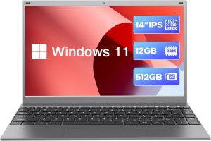 لابتوب ويبيميك، ويندوز 11، 12GB RAM 512GB SSD، معالج N4120 رباعي النواة، 14 بوصة FHD ويندوز 11 برو، يدعم واي فاي 2.4G/5G، بلوتوث 4.2، USB 3.0، بطارية طويلة الأمد