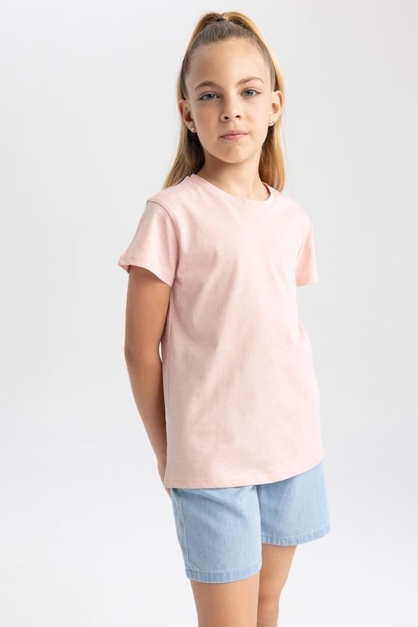 ⁦DeFacto Girl's B0672a8 T-Shirt⁩ - الصورة ⁦2⁩