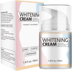 كريم تبييض البشرة وتفتيح تحت الإبط والمناطق الحميمة وتصحيح البقع الداكنة للرقبة والمرفق والفخذ والركبتين - 50 مل