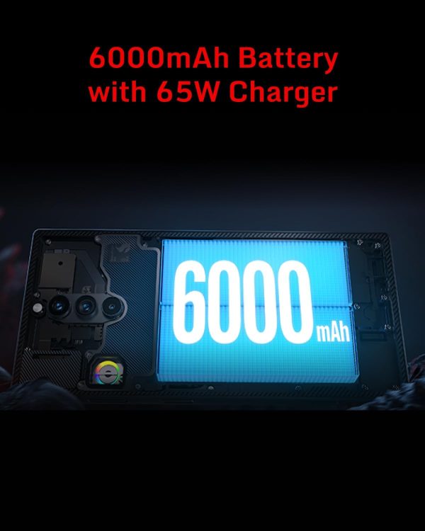 ⁦REDMAGIC ZTE Nubia 8s Pro Dual Sim (12GB+256GB, Midnight)⁩ - الصورة ⁦5⁩