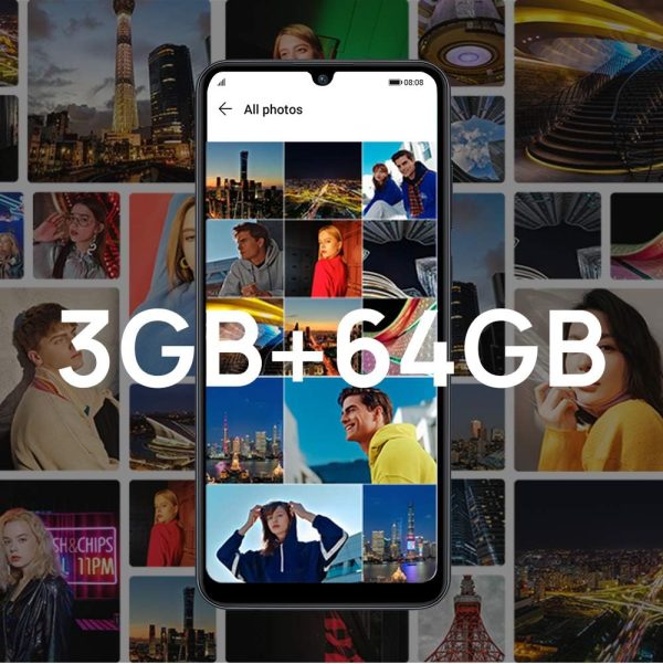 ⁦هاتف هواوي واي 6 بي بذاكرة داخلية سعة 64 جيجا وثنائي شرائح الاتصال بتقنية الجيل الرابع لون اسود ميدنايت ارابيك، بشريحتين⁩ - الصورة ⁦6⁩