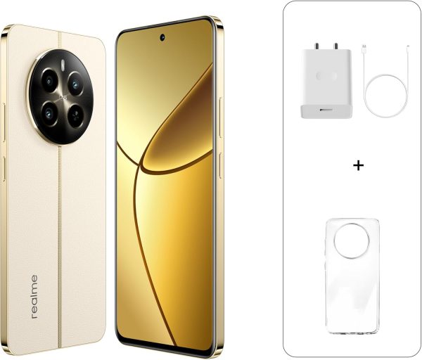 ⁦Realme 12+ 5G Dual-Sim 256GB + 8GB RAM (Navigator Beige)⁩ - الصورة ⁦3⁩