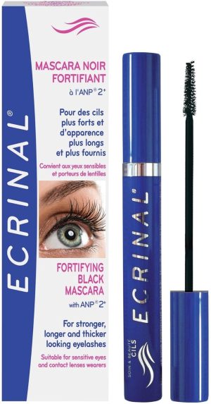 ماسكارا سوداء محصنة من إكرينال مع ANP 2+ 2.23 أونصة سائلة (تركيبة جديدة)